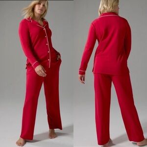SOMA EMBRACEABLE Long Sleeve Pajama Set Sz XL